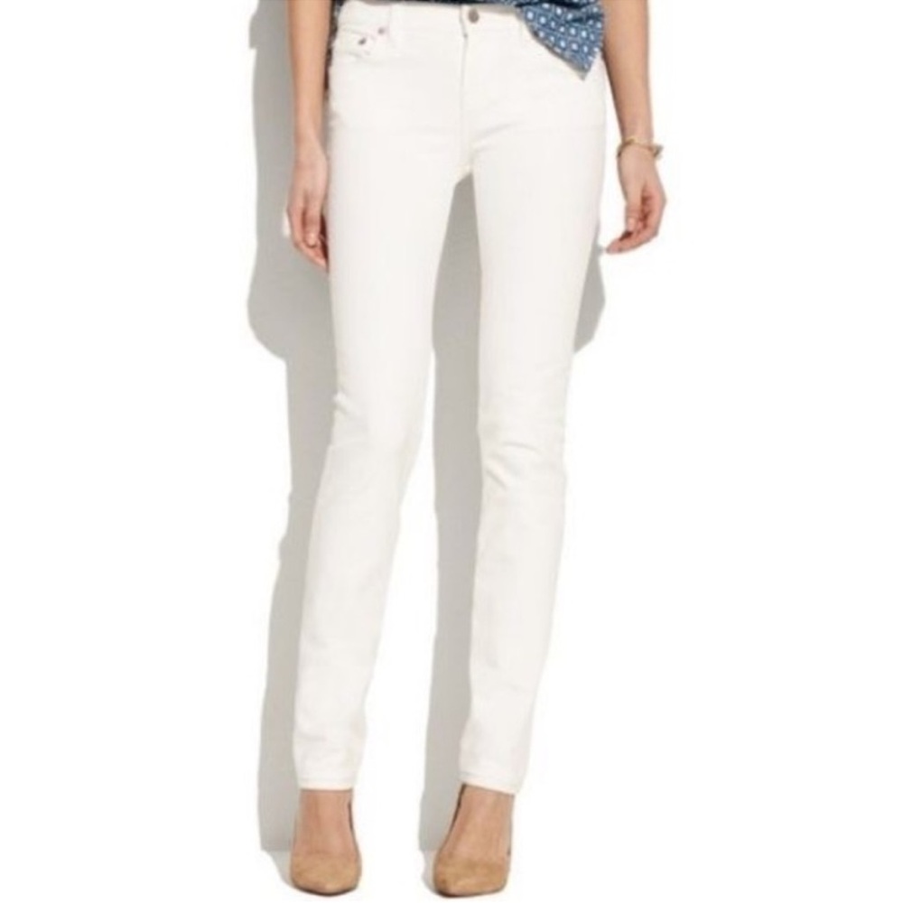 Madewell Alley Straight White Jeans Sleek and Stylish Size 29